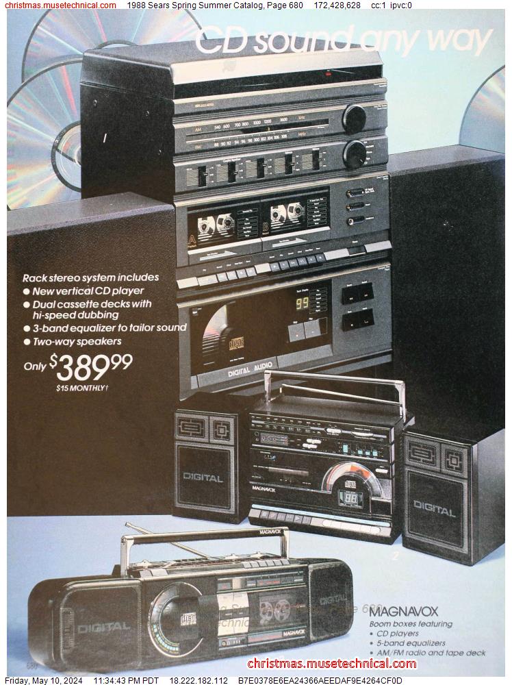 1988 Sears Spring Summer Catalog, Page 680