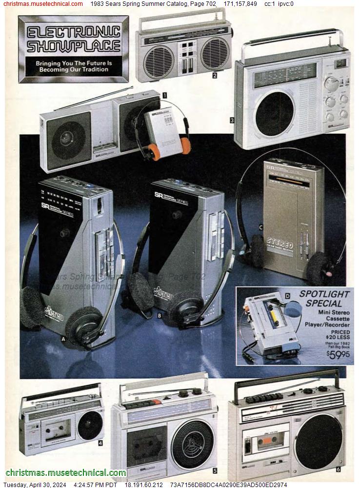 1983 Sears Spring Summer Catalog, Page 702