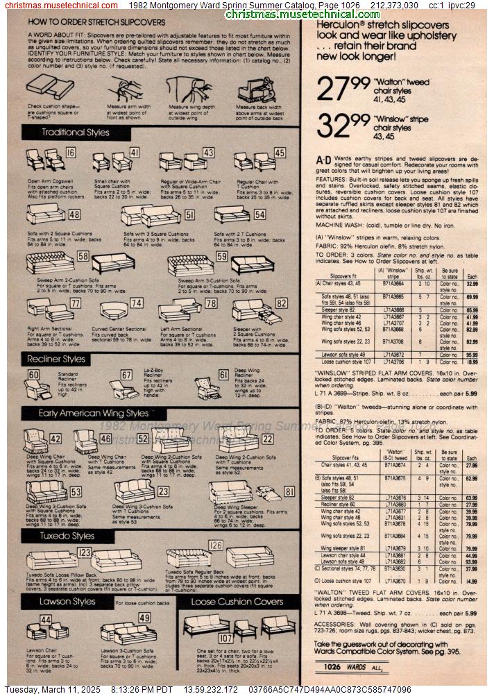 1982 Montgomery Ward Spring Summer Catalog, Page 1026