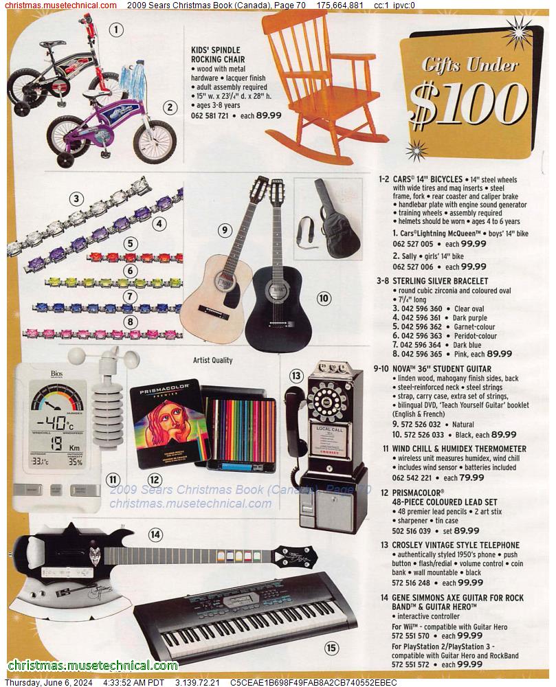 2009 Sears Christmas Book (Canada), Page 70