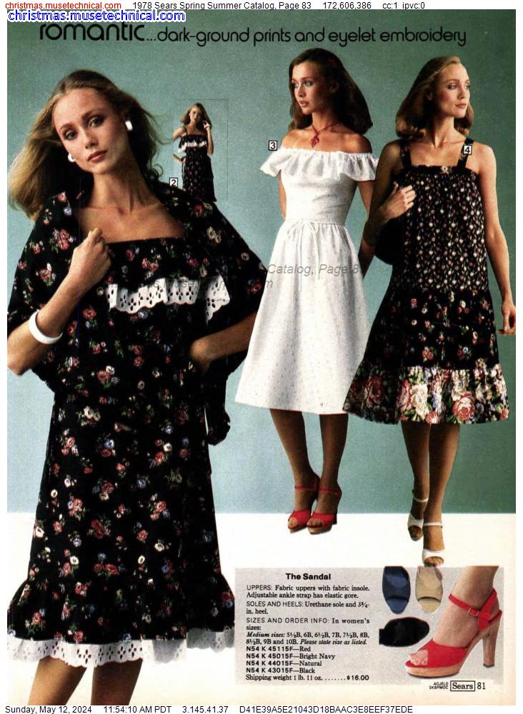 1978 Sears Spring Summer Catalog, Page 83