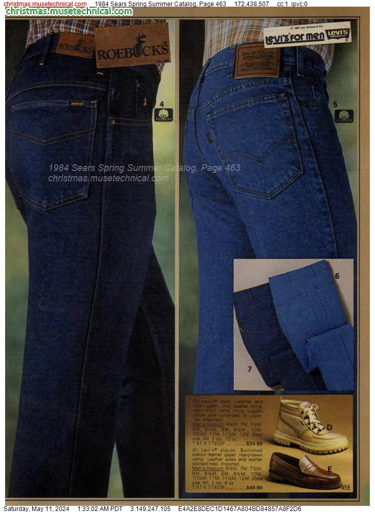 1984 Sears Spring Summer Catalog, Page 463
