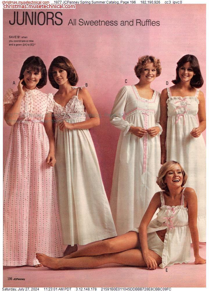 1977 JCPenney Spring Summer Catalog, Page 196