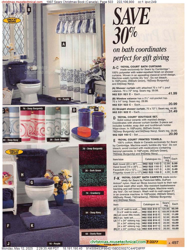 1997 Sears Christmas Book (Canada), Page 503
