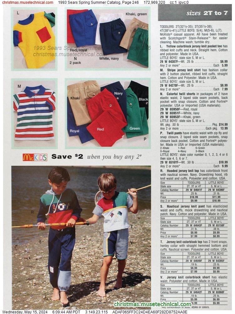 1993 Sears Spring Summer Catalog, Page 246