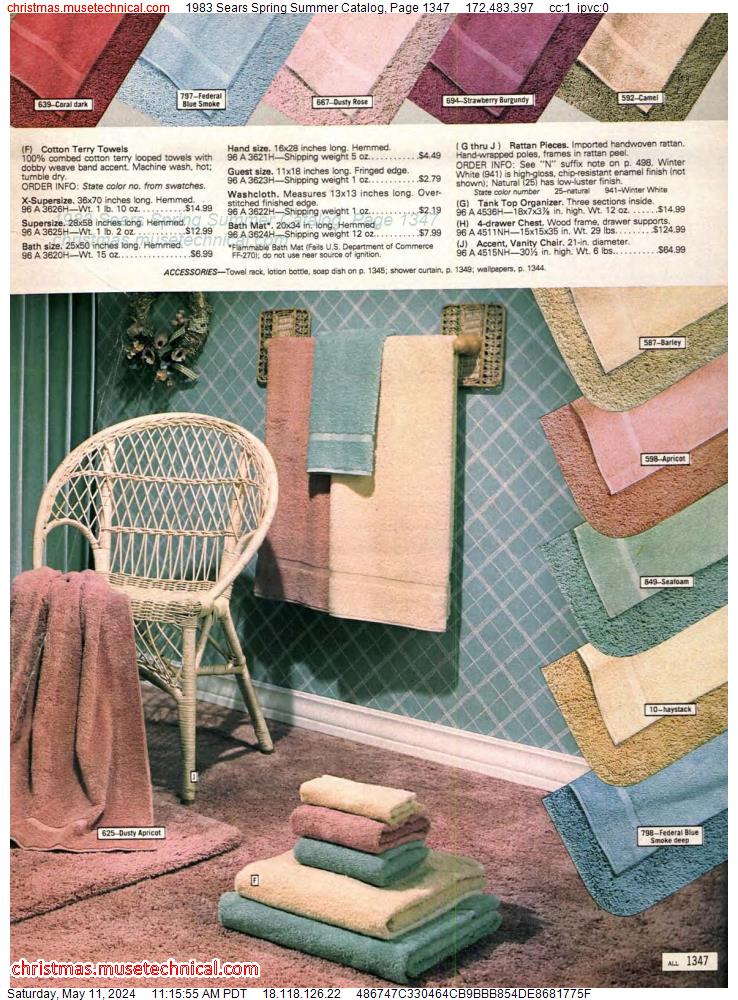 1983 Sears Spring Summer Catalog, Page 1347