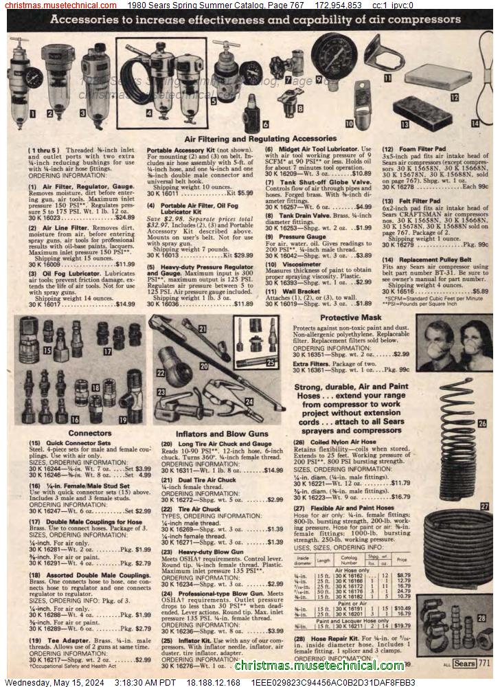 1980 Sears Spring Summer Catalog, Page 767