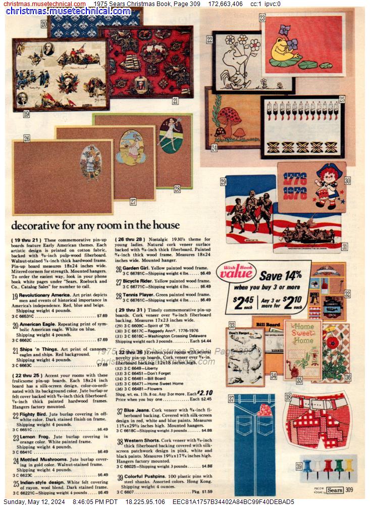 1975 Sears Christmas Book, Page 309