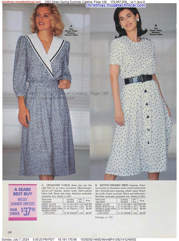 1991 Sears Spring Summer Catalog, Page 146