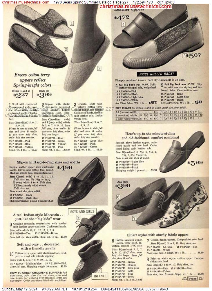1970 Sears Spring Summer Catalog, Page 227