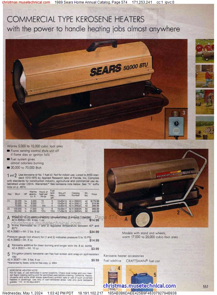 1989 Sears Home Annual Catalog, Page 574