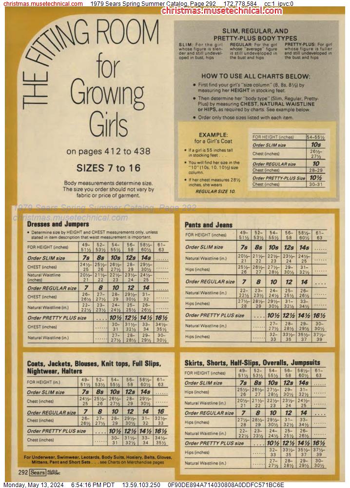 1979 Sears Spring Summer Catalog, Page 292