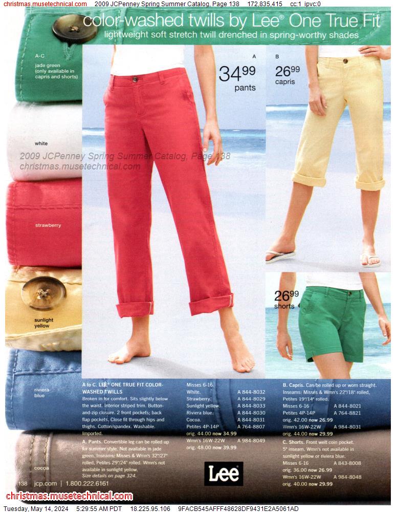 2009 JCPenney Spring Summer Catalog, Page 138