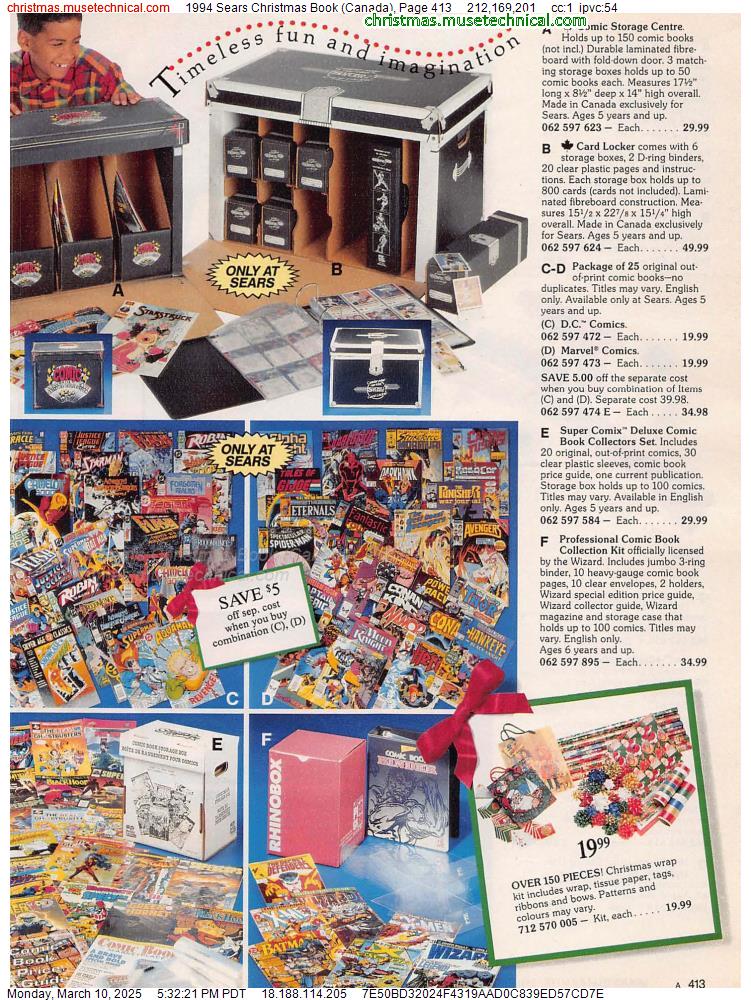 1994 Sears Christmas Book (Canada), Page 413