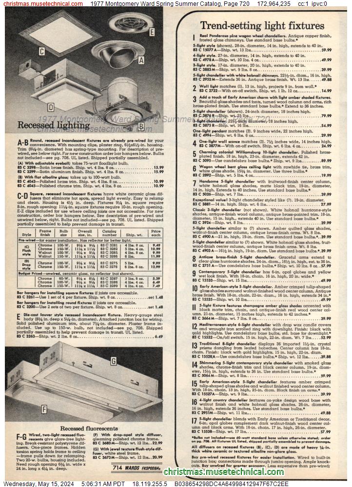 1977 Montgomery Ward Spring Summer Catalog, Page 720