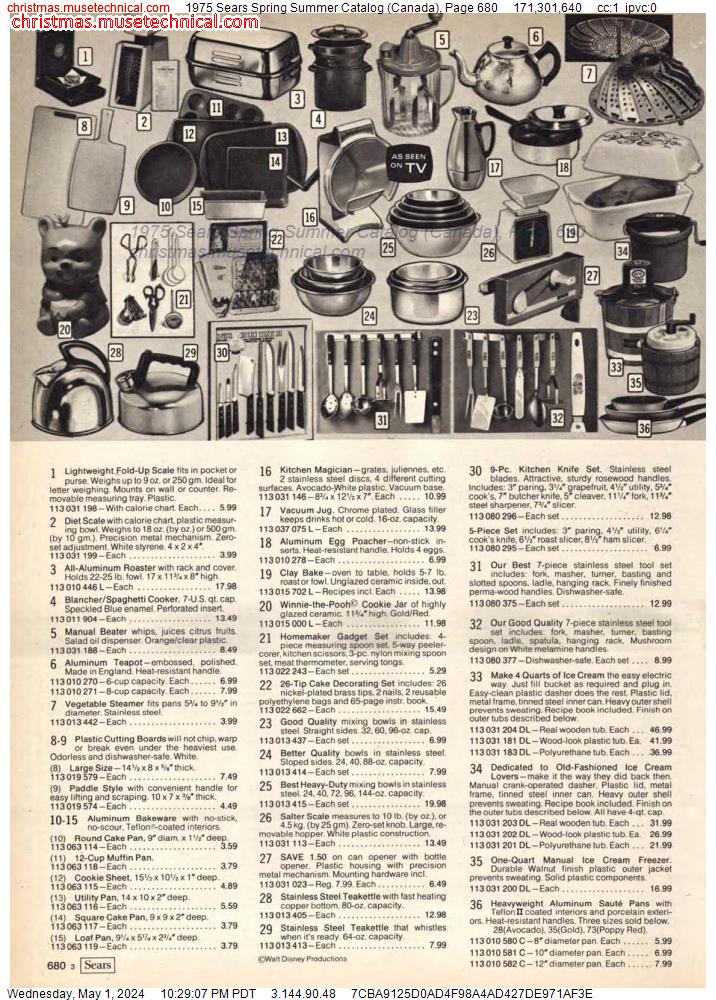 1975 Sears Spring Summer Catalog (Canada), Page 680