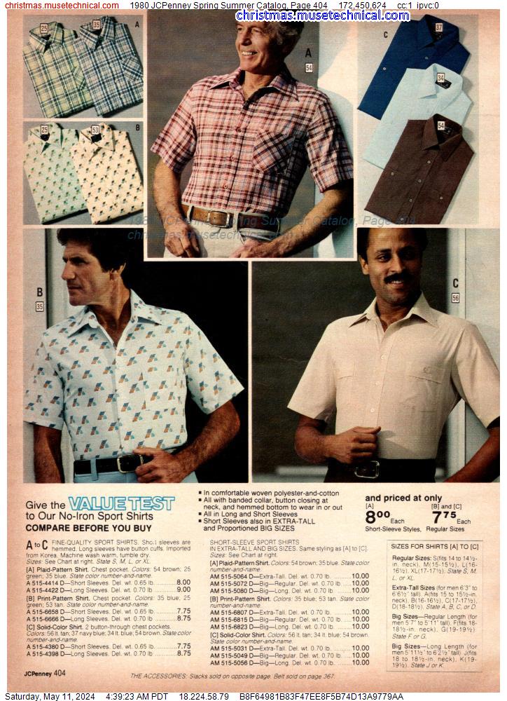 1980 JCPenney Spring Summer Catalog, Page 404