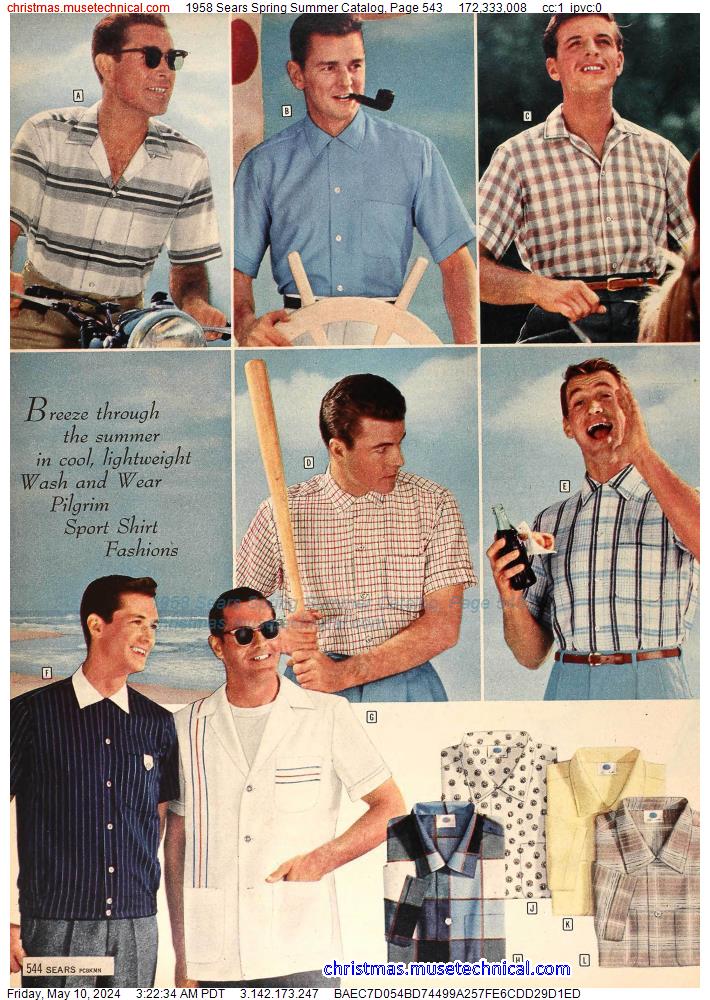 1958 Sears Spring Summer Catalog, Page 543
