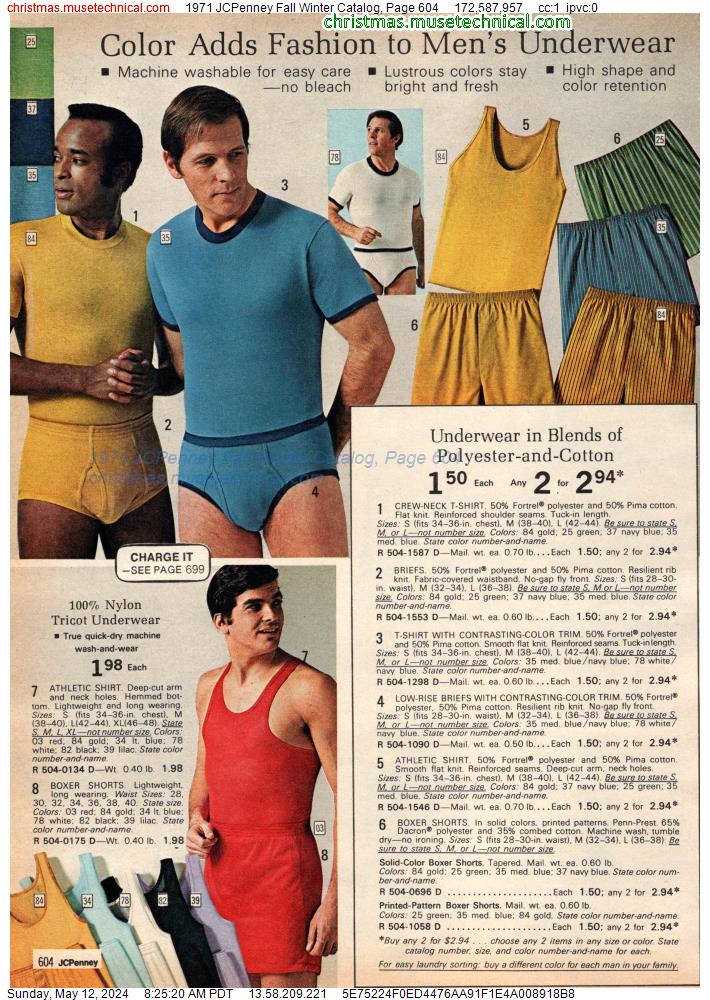 1971 JCPenney Fall Winter Catalog, Page 604