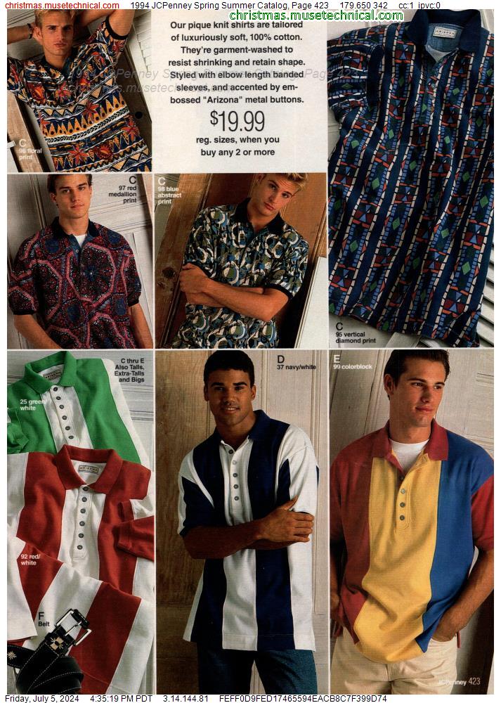 1994 JCPenney Spring Summer Catalog, Page 423