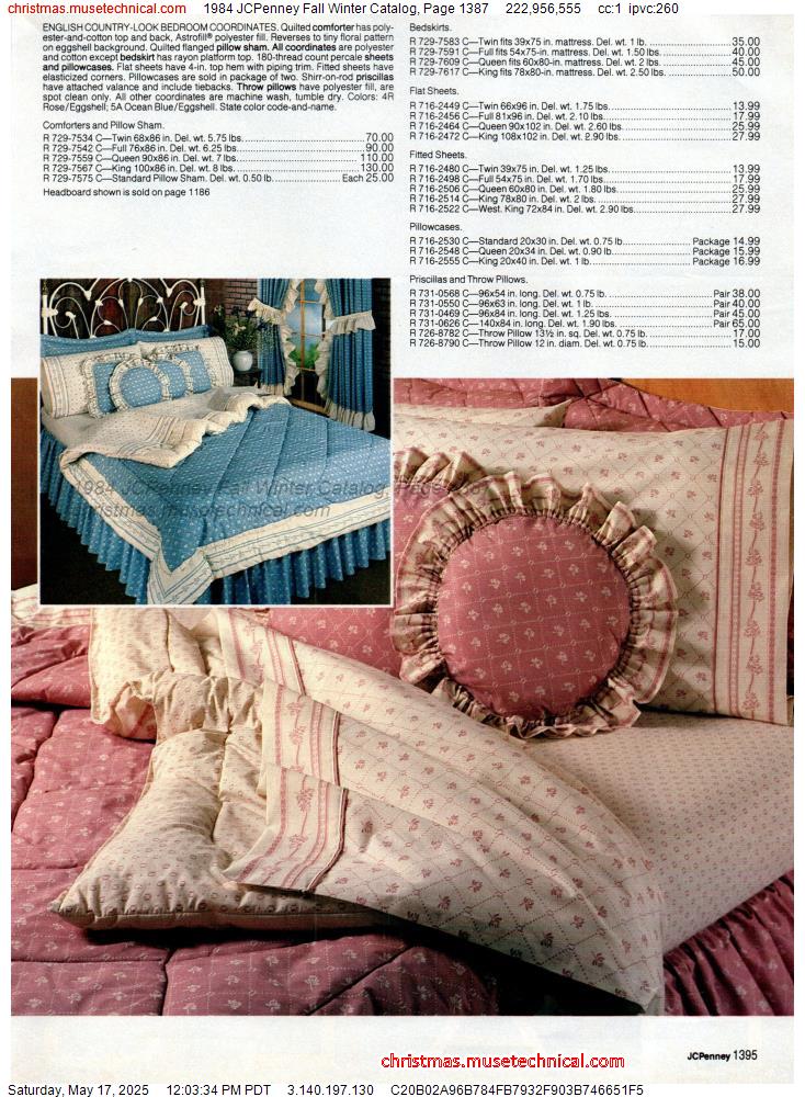 1984 JCPenney Fall Winter Catalog, Page 1387