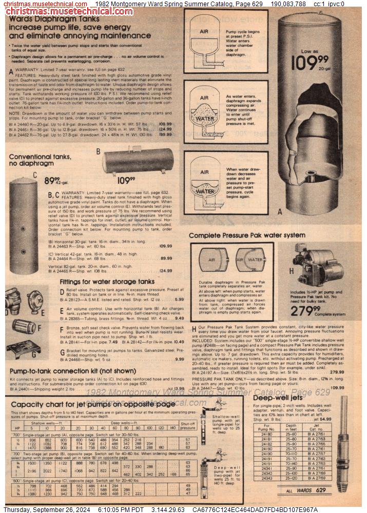 1982 Montgomery Ward Spring Summer Catalog, Page 629