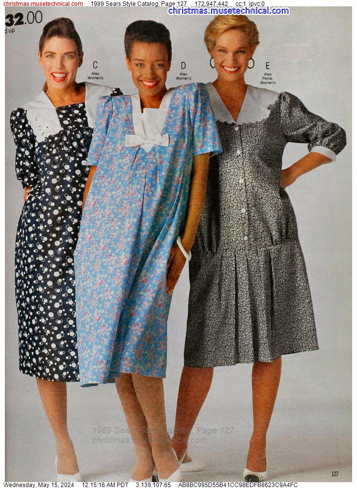 1989 Sears Style Catalog, Page 127