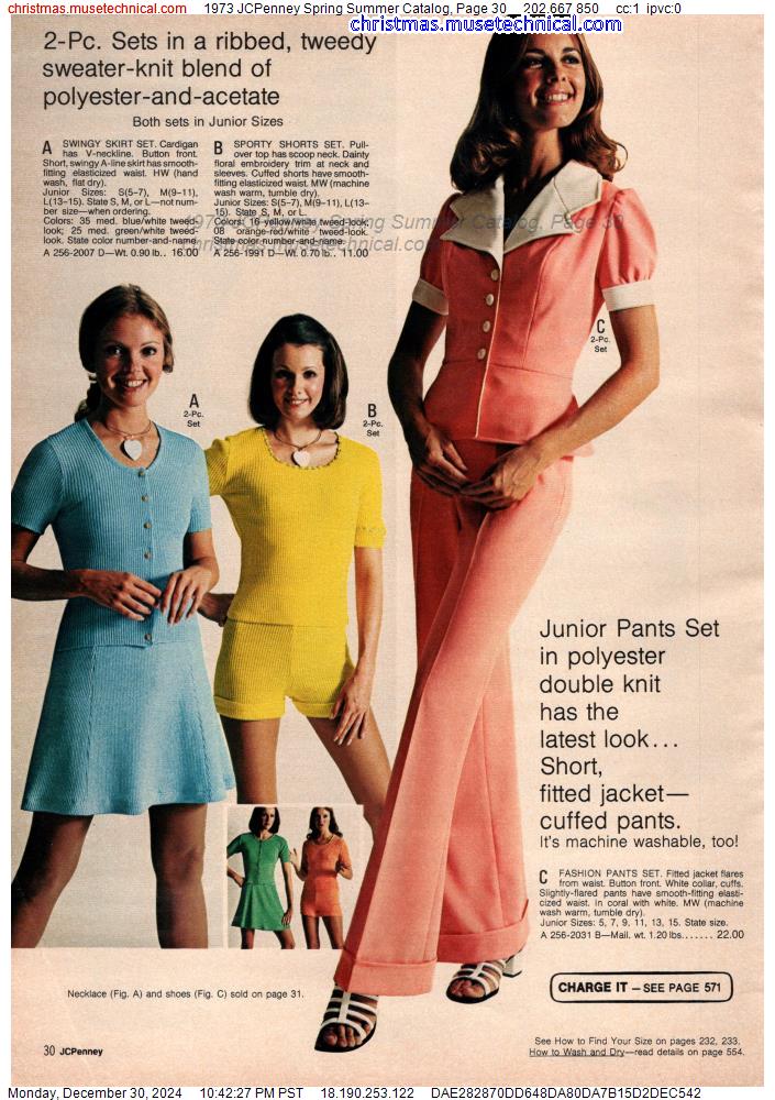 1973 JCPenney Spring Summer Catalog, Page 30