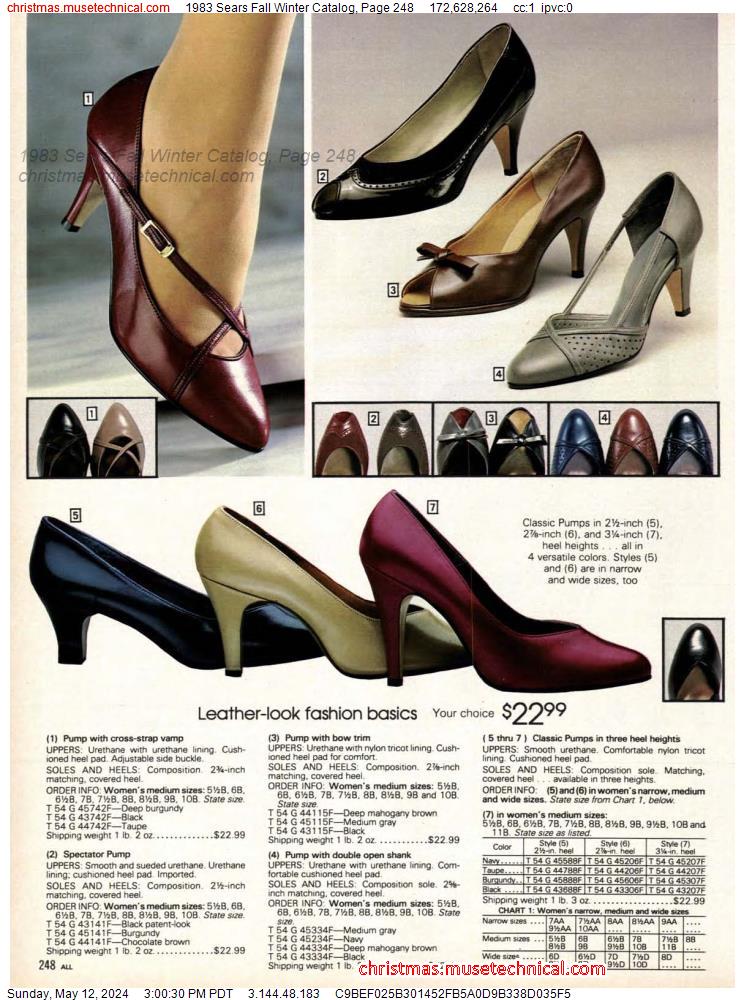 1983 Sears Fall Winter Catalog, Page 248