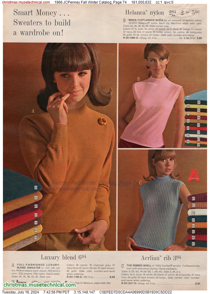 1966 JCPenney Fall Winter Catalog, Page 74