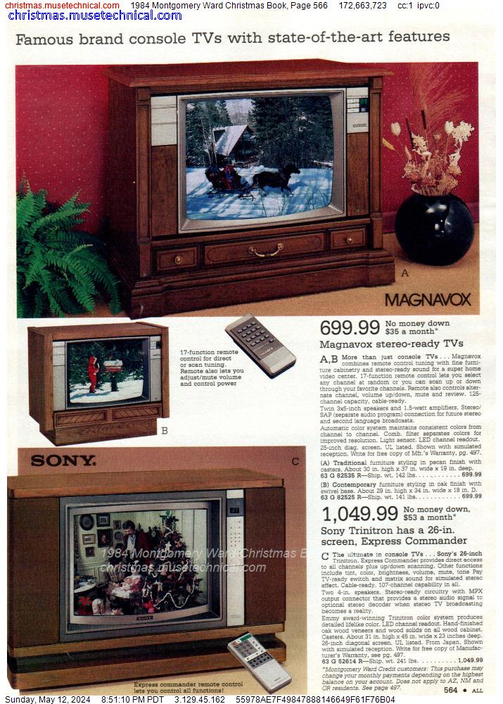 1984 Montgomery Ward Christmas Book, Page 566