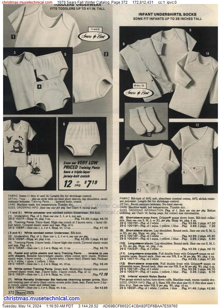 1979 Sears Fall Winter Catalog, Page 372