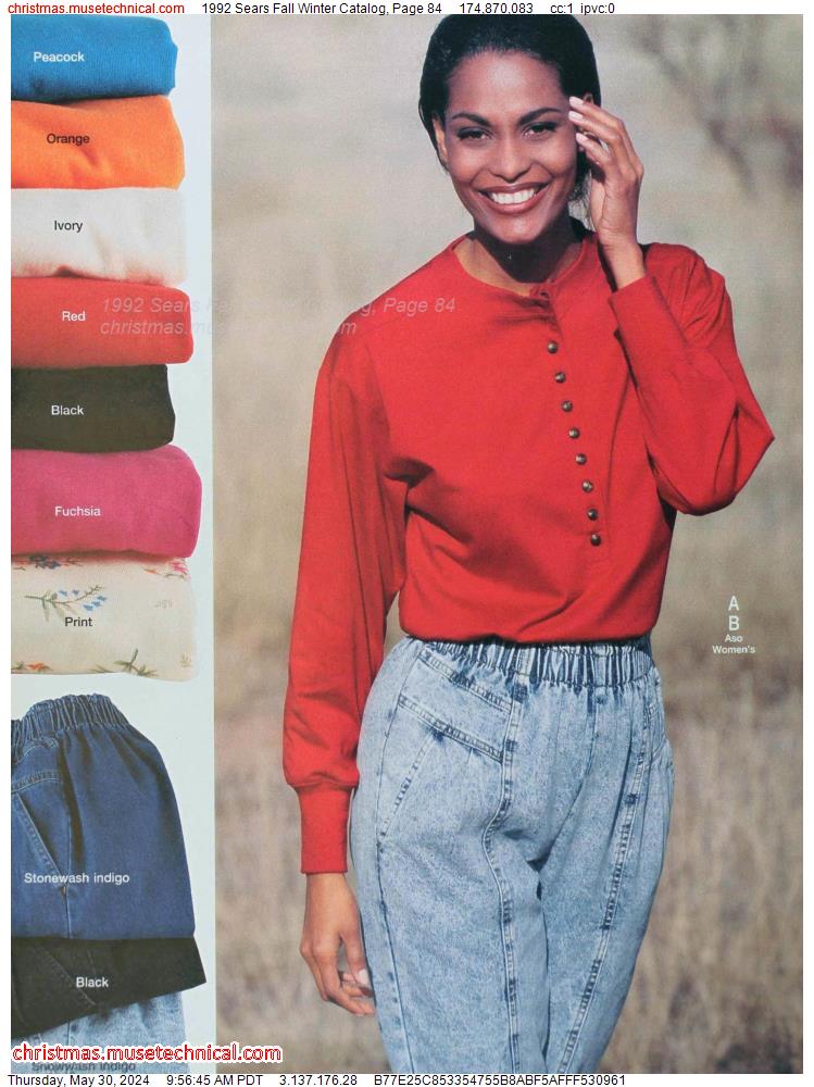 1992 Sears Fall Winter Catalog, Page 84