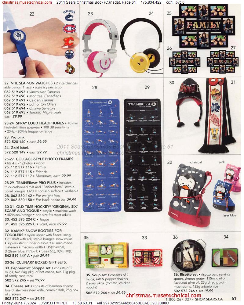 2011 Sears Christmas Book (Canada), Page 61