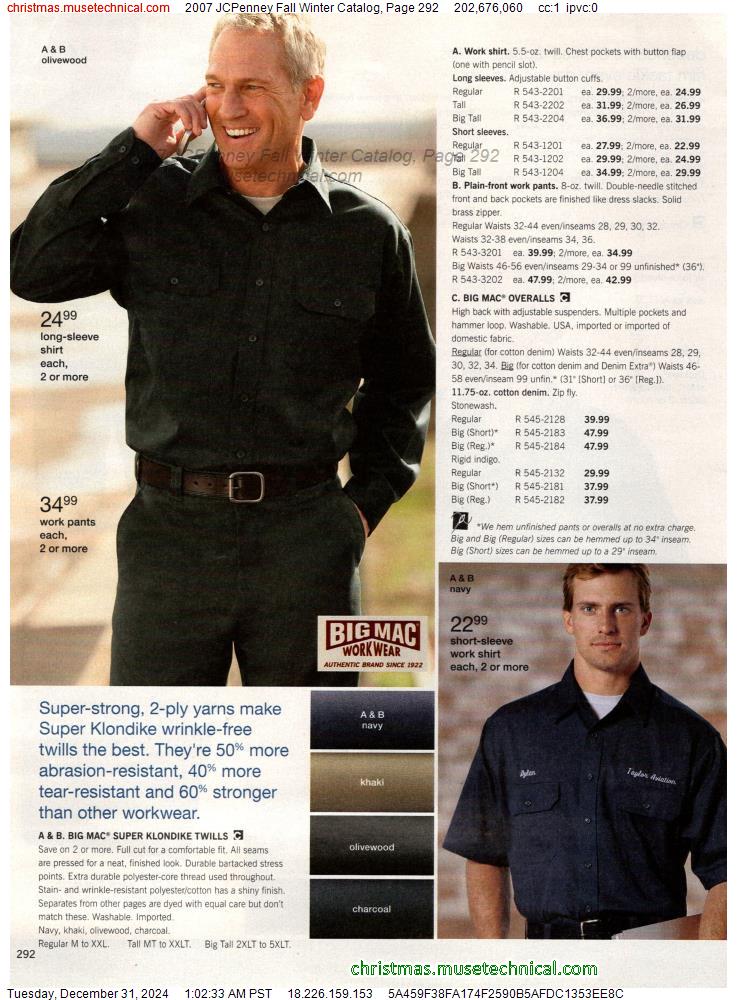 2007 JCPenney Fall Winter Catalog, Page 292