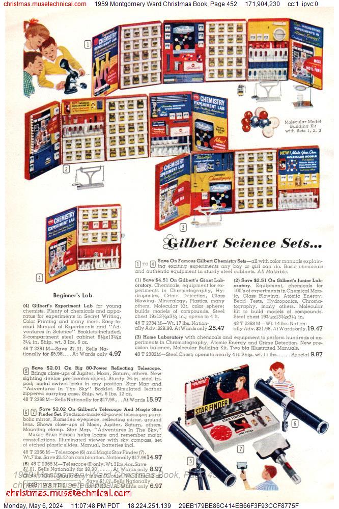 1959 Montgomery Ward Christmas Book, Page 452