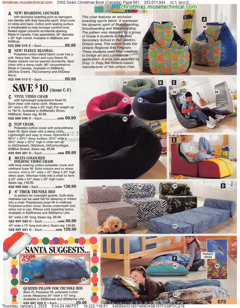 2002 Sears Christmas Book (Canada), Page 681