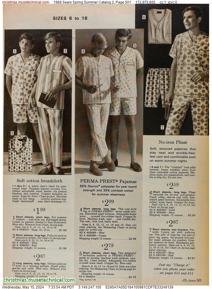 1968 Sears Spring Summer Catalog 2, Page 501