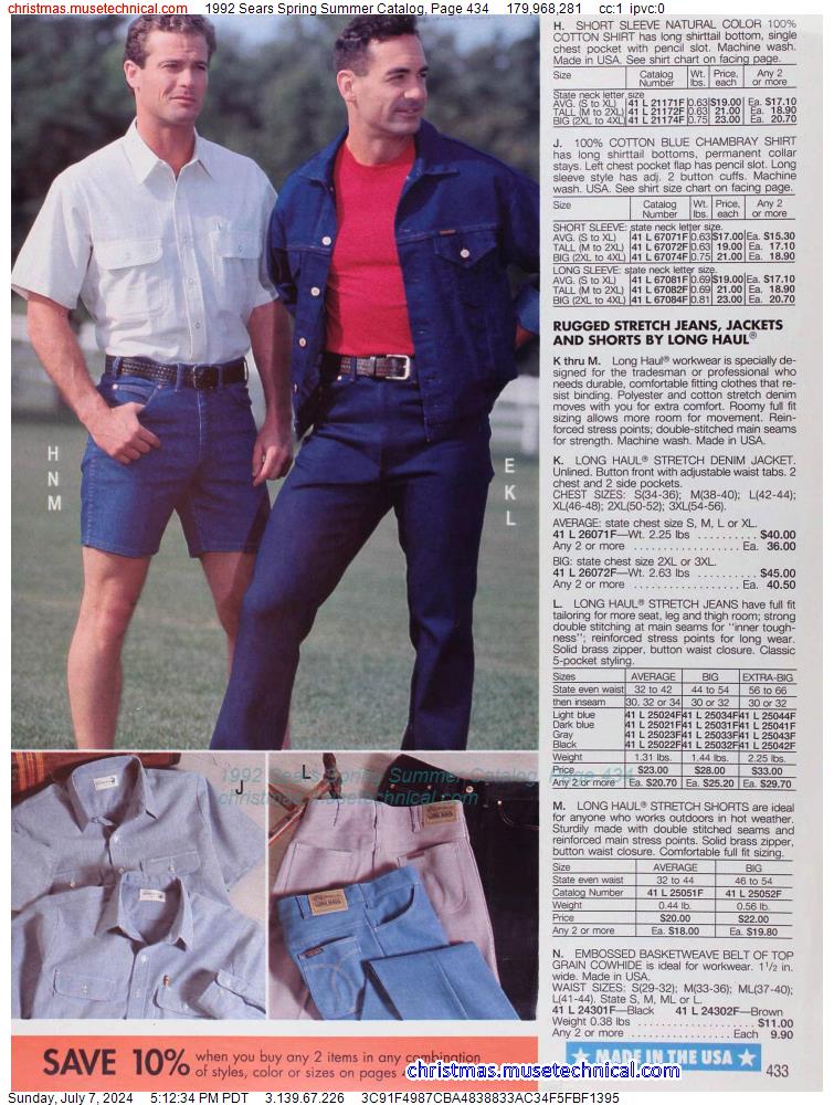 1992 Sears Spring Summer Catalog, Page 434