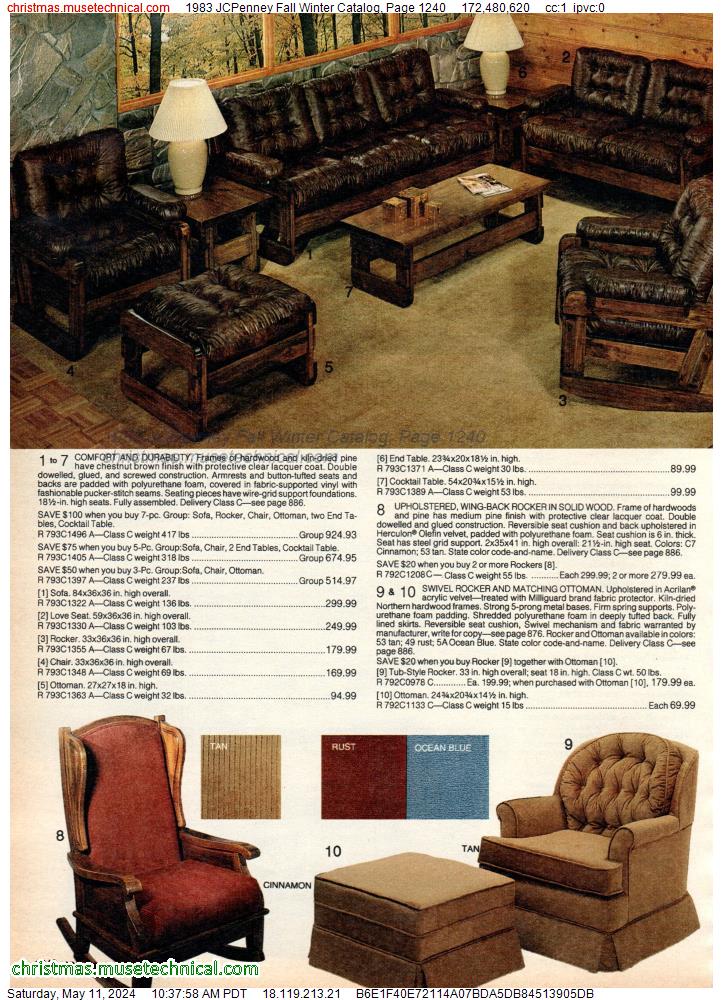 1983 JCPenney Fall Winter Catalog, Page 1240