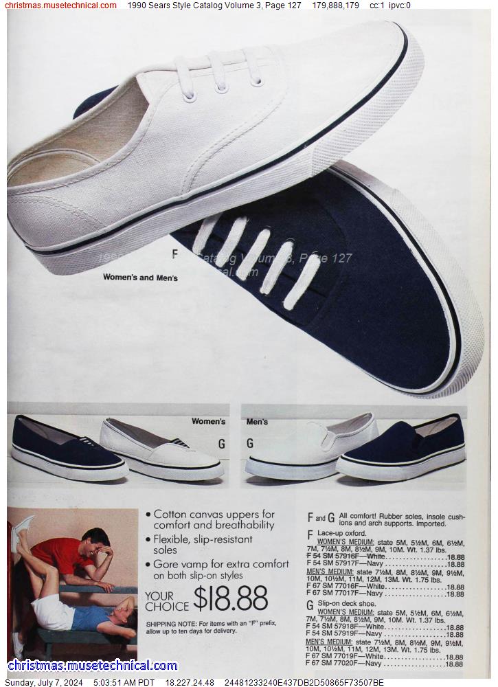 1990 Sears Style Catalog Volume 3, Page 127