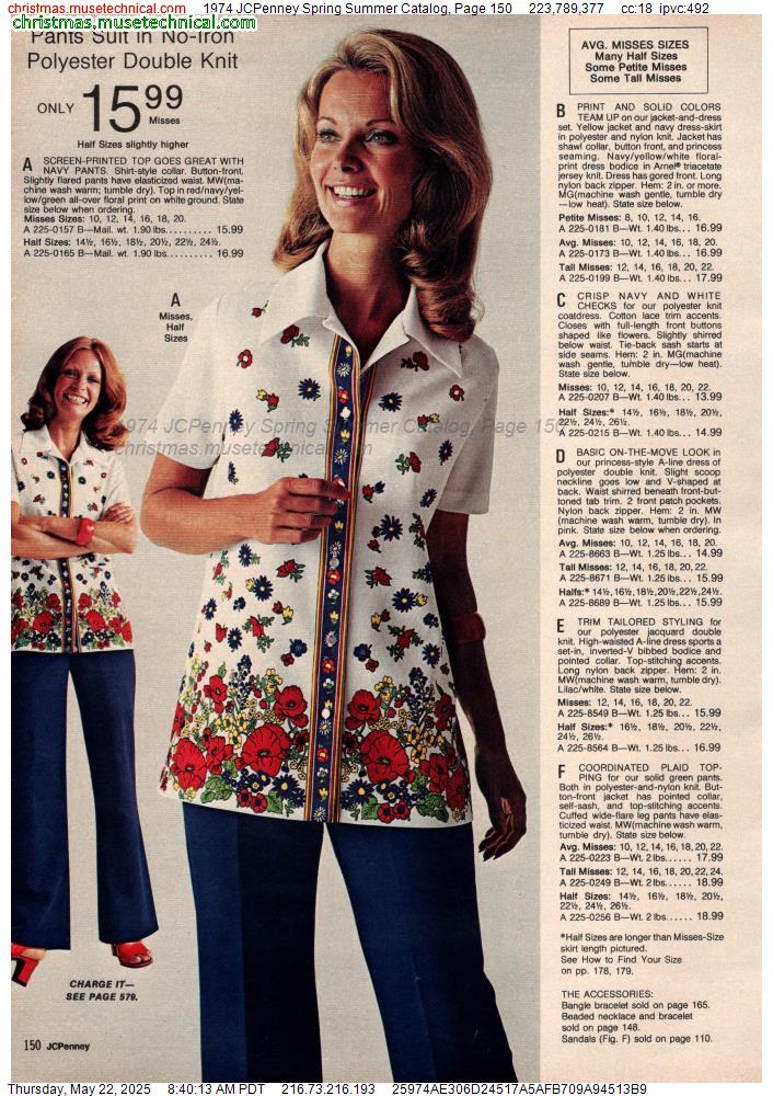 1974 JCPenney Spring Summer Catalog, Page 150