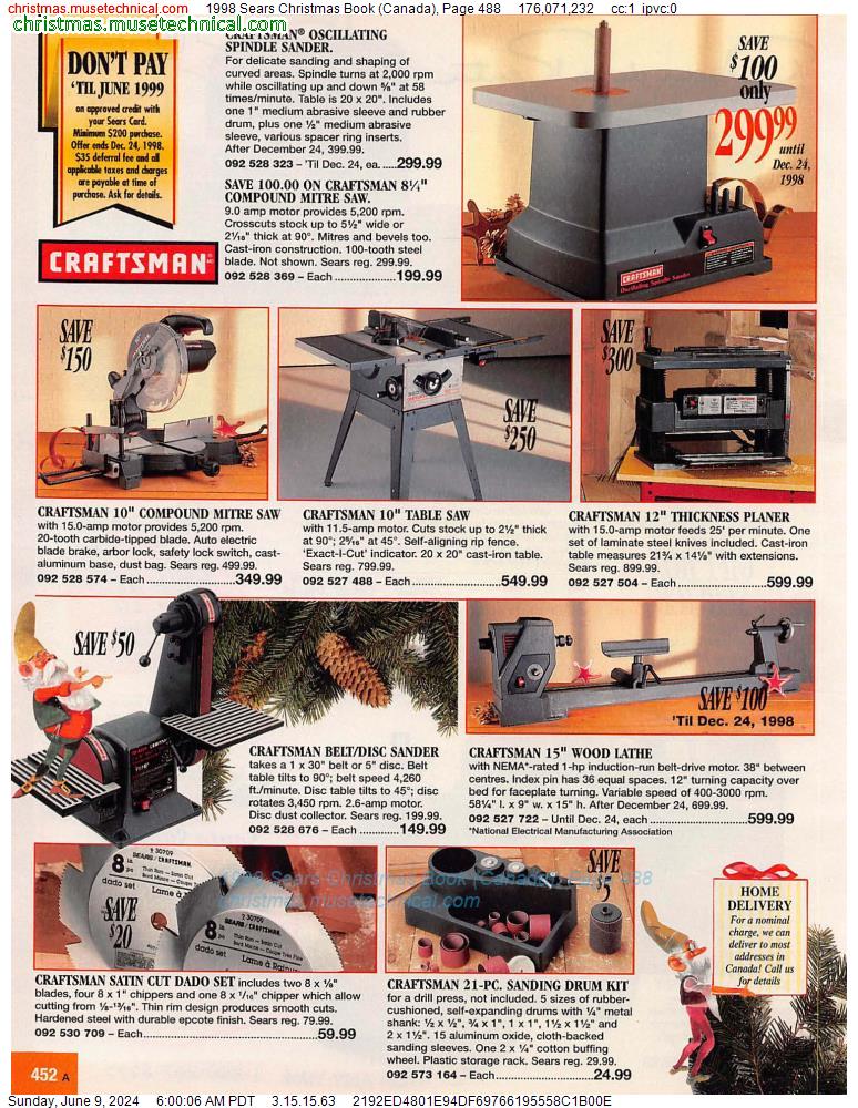 1998 Sears Christmas Book (Canada), Page 488