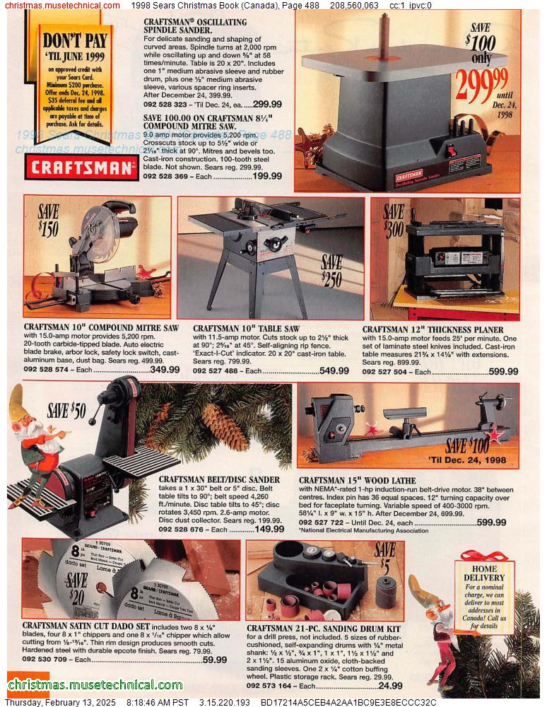 1998 Sears Christmas Book (Canada), Page 488