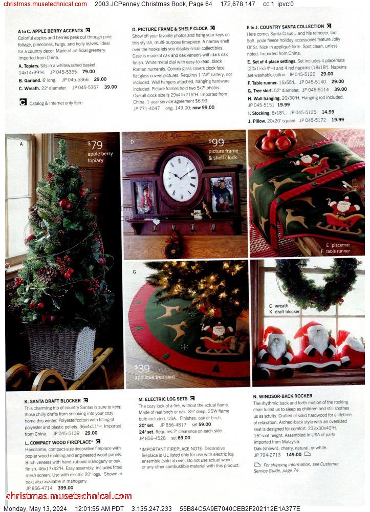 2003 JCPenney Christmas Book, Page 64
