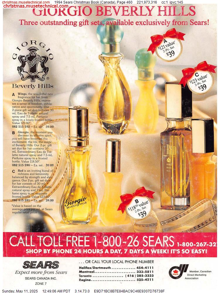 1994 Sears Christmas Book (Canada), Page 460