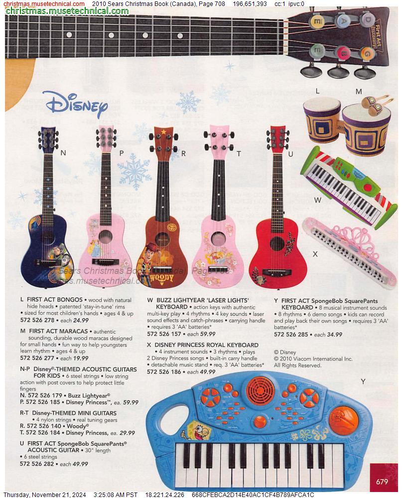 2010 Sears Christmas Book (Canada), Page 708