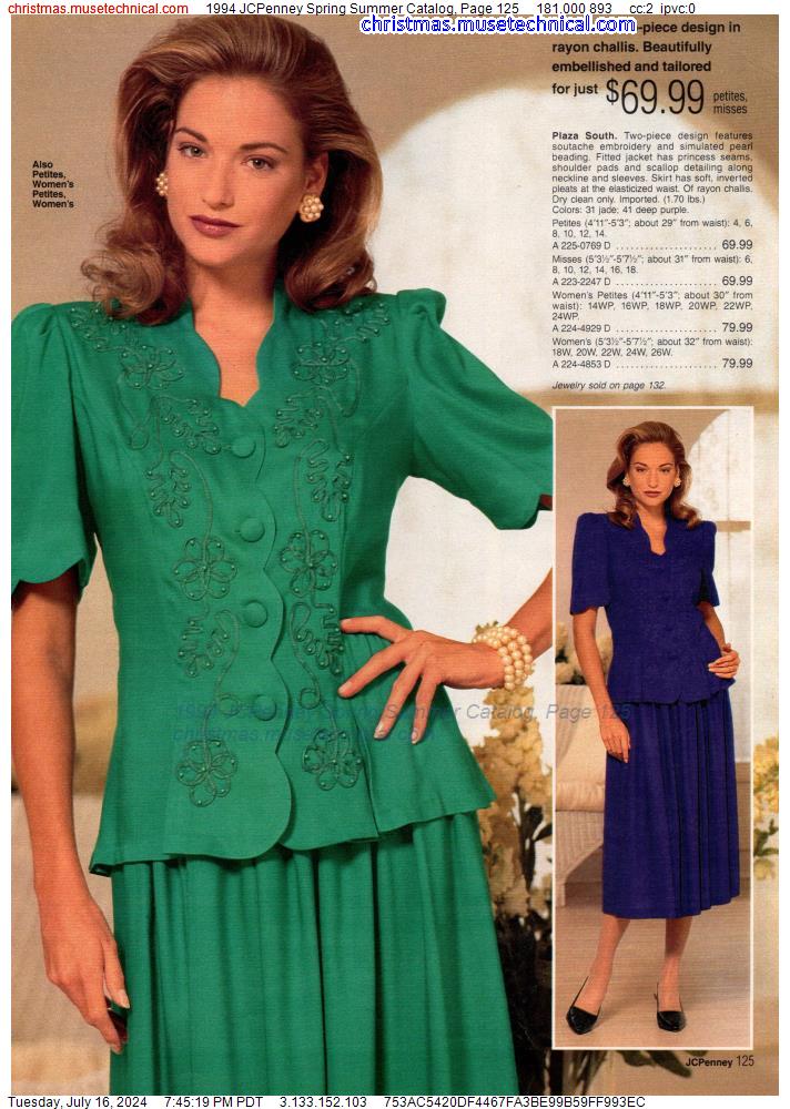1994 JCPenney Spring Summer Catalog, Page 125