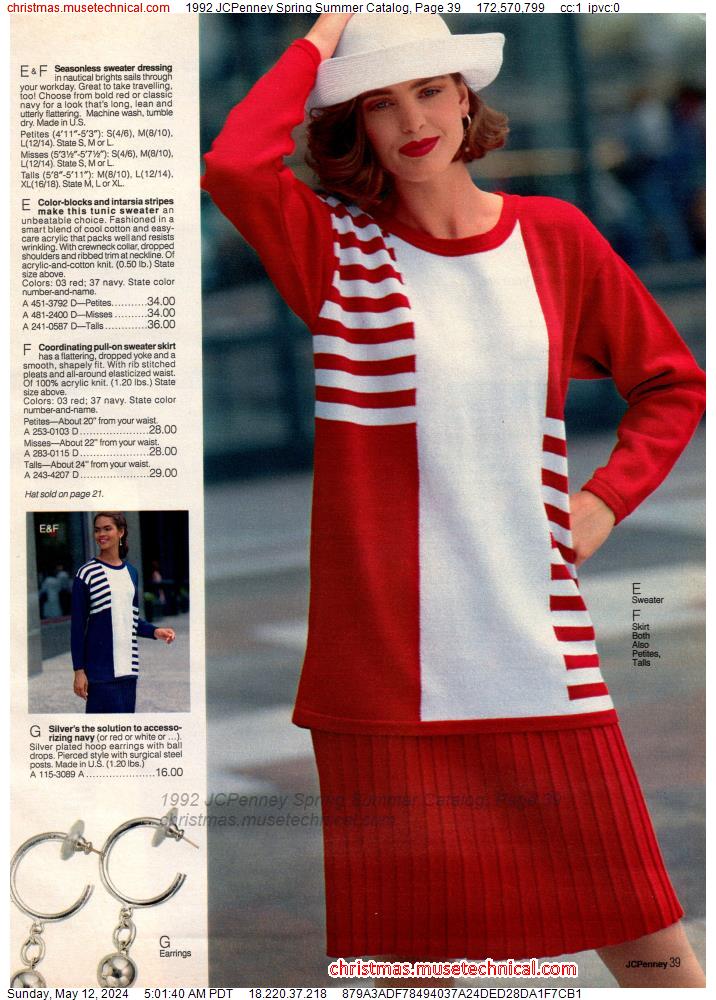 1992 JCPenney Spring Summer Catalog, Page 39