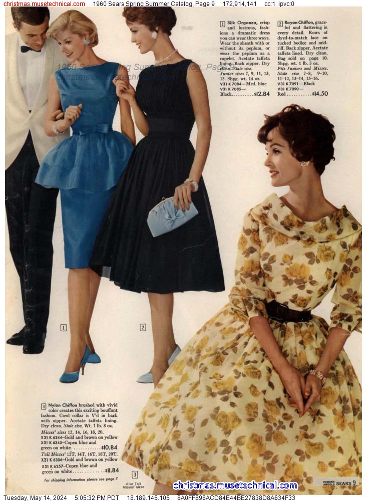1960 Sears Spring Summer Catalog, Page 9